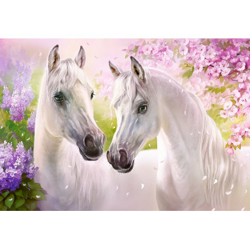 Puzzle 1000 Romantic Horses 104147